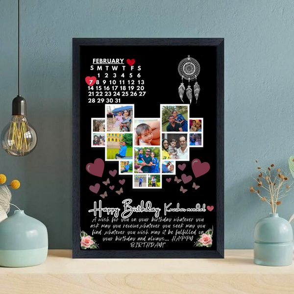 Personalised Memory Photo Frame | Perfect Gift for Birthday, Anniversary & Special Occasions