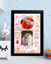 Personalised Newborn Baby Birth Details Frame – A Timeless Memory Keepsake.